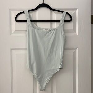 Babaton mint green contour Bodysuit